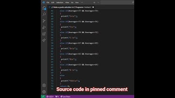 Grade calculator in C programming @CodingBase3