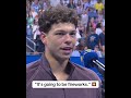 US Open quarterfinal. 🔥
