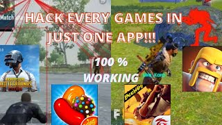 HOW TO HACK PUBG,FREE FIRE, CANDY CRUSH AND MANY OTHER GAMES JUST USING ONE APP!!! screenshot 5