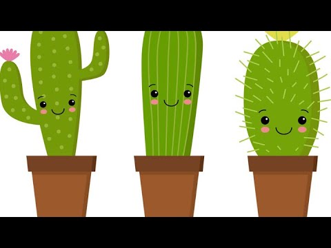 Cactus dibujos faciles