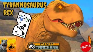 Jurassic World Dino Trackers 2023 Facts App Scan Code!! Hunt N Chomp Tyrannosaurus Rex!!