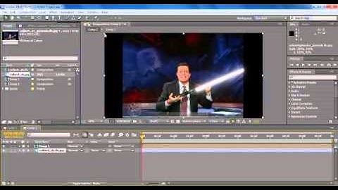 How To Make The Light Saber Effect In Adobe After Effects CS5.5