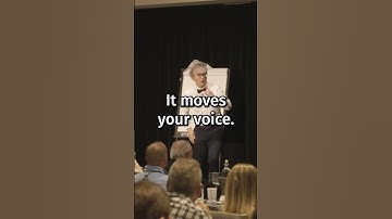 If you move your body it moves your voice