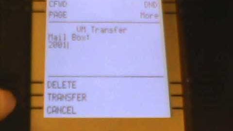 Voicemail Transfer