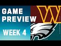 Washington Commanders vs. Philadelphia Eagles | 2023 Week 4 Game Preview