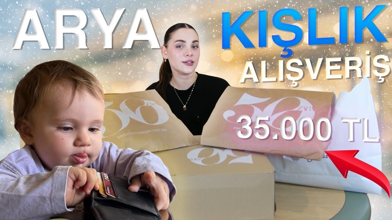 BEBEK KIYAFET ALIŞVERİŞİ (Arya'nın ilk kışlık alışverişi) 🛍️