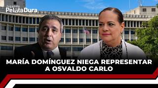 María Domínguez niega representar a Osvaldo Carlo