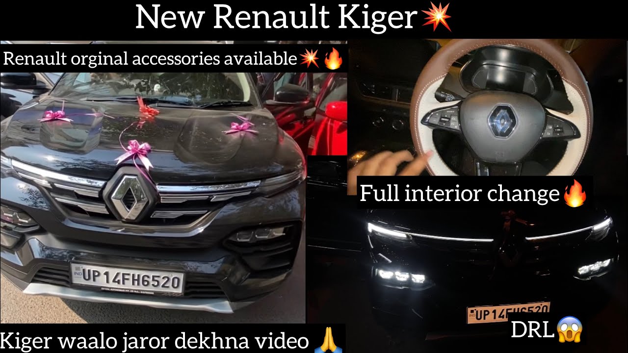 Renault kiger seat cover🔥 interior modification Kiger full