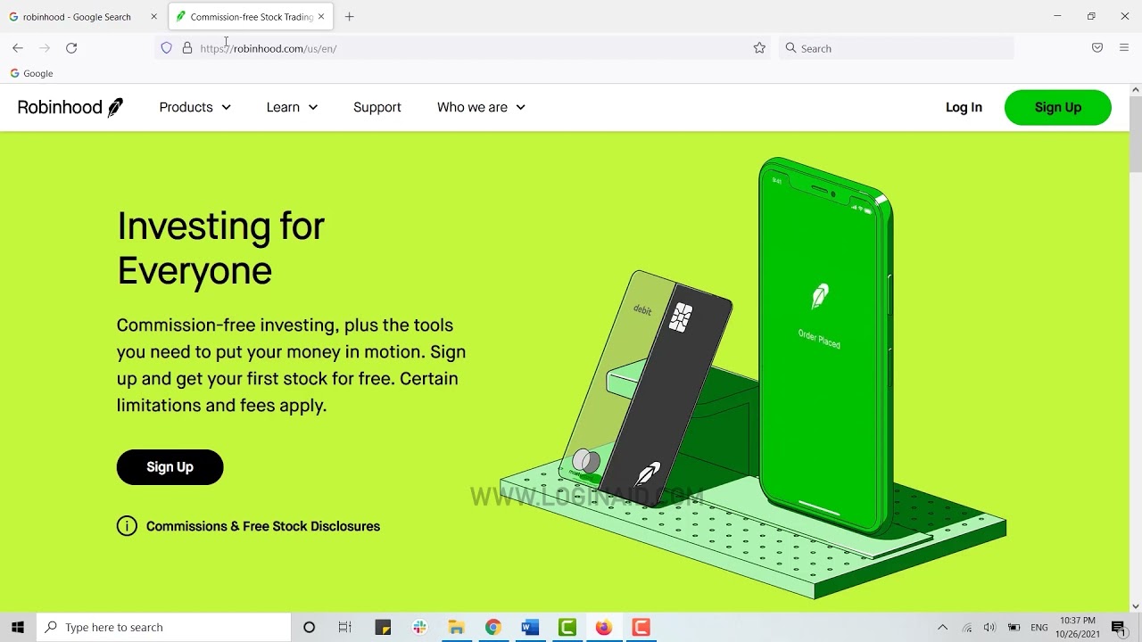 Create Robindhood Account 2021 | www.robinhood.com Account Registration Help | Robinhood.com Sign Up