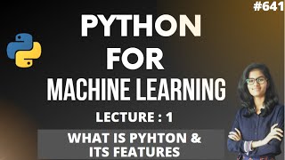 Python for ml Part 01 | Machine learning full course | Machine learning Tutorial | ML for beginners