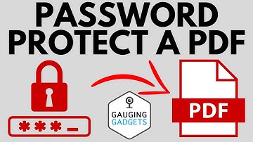 How to Password Protect a PDF - Add Password to PDF file without Acrobat