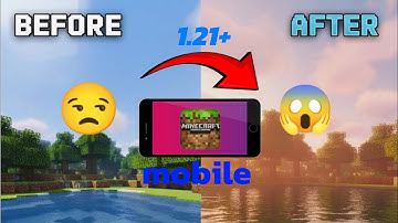 Best shader for Minecraft PE 1.21+ 😱 #Minecraft #shader #video #viral