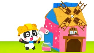 Desain Rumah Hewan Peliharaan Bayi Panda | Game Edukasi Bayi Panda screenshot 1