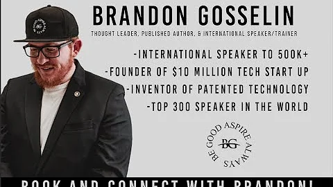 Taking Your Organization to the Next Level Using "The Be Good Approach" by Brandon Gosselin