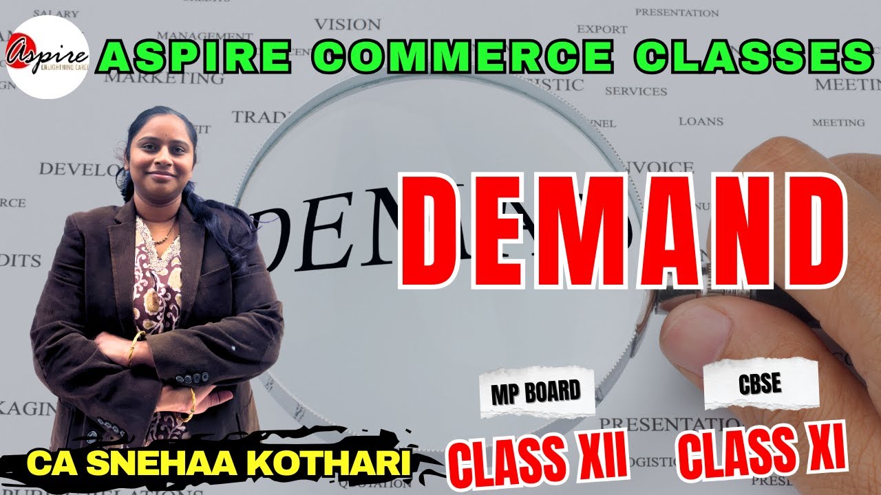 DEMAND & ELASTICITY OF DEMAND in 1 Shot - Everything Covered | Class 12th Micro Economics