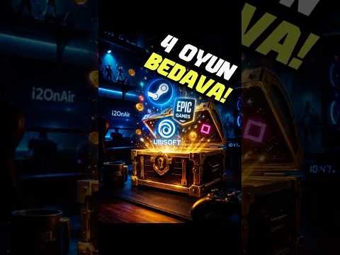 🔴 Cüzdanları Kapatın! Bu 4 Oyun Tamamen BEDAVA 🚨 #BedavaOyunlar #Steam #EpicGames #Ubisoft #Shorts
