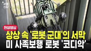아군 생존율 100% 도전? 미군이 가장 위험한 곳에 투입한 사족보행 로봇