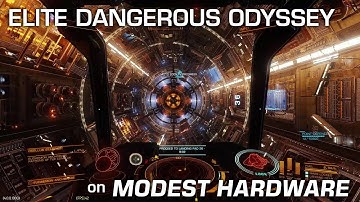 MHW50 - Modest PC running Elite Dangerous: Odyssey. Docking at Eudaemon.