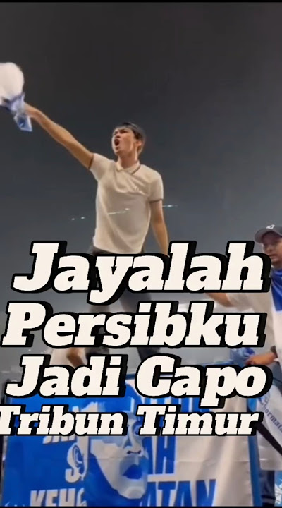 Jayalah Persibku Jadi Capo Tribun Timur #bobotoh #persib #persibbandung #jayalahpersibku #ayibeutik
