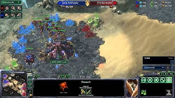 Masters level Zerg ZvZ tutorial with BurnheAD - vs AGPurple NO muta ZvZ!