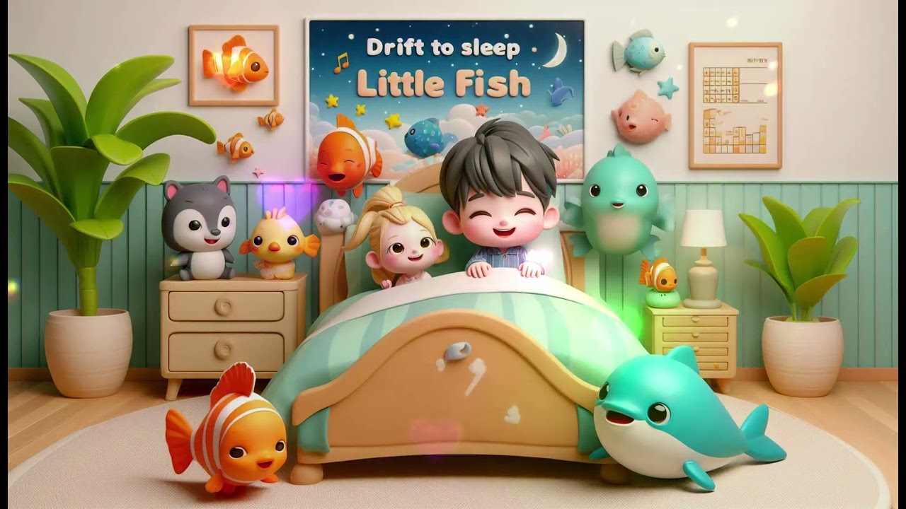 Drift to Sleep, Little Fish | Baby Shark Kids' Alot's Of Song's | Cartoon Nursery Music Rhymes