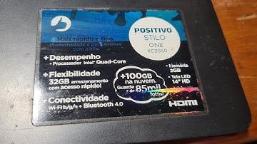 formatar notebook positivo stilo one xc3550.