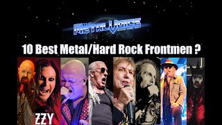 Top 10 Best Metal / Hard Rock Frontmen?  w/ Sword's Rick Hughes-The Metal Voice