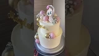 Tort botez #cake #howtomakecakecreamathome #howtomakechocolateathome #cakereels #birthdaycake