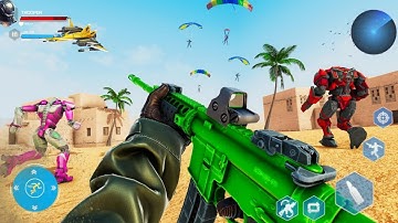 Robot Jungle Strike - Fps Game _ Android GamePlay