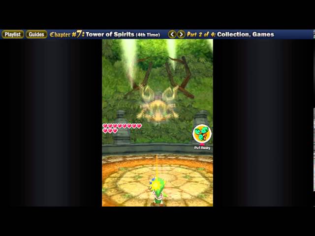 Legend of Zelda Spirit Tracks Walkthrough 07 (2/4) "Tower of Spirits (4): Collection, Games"