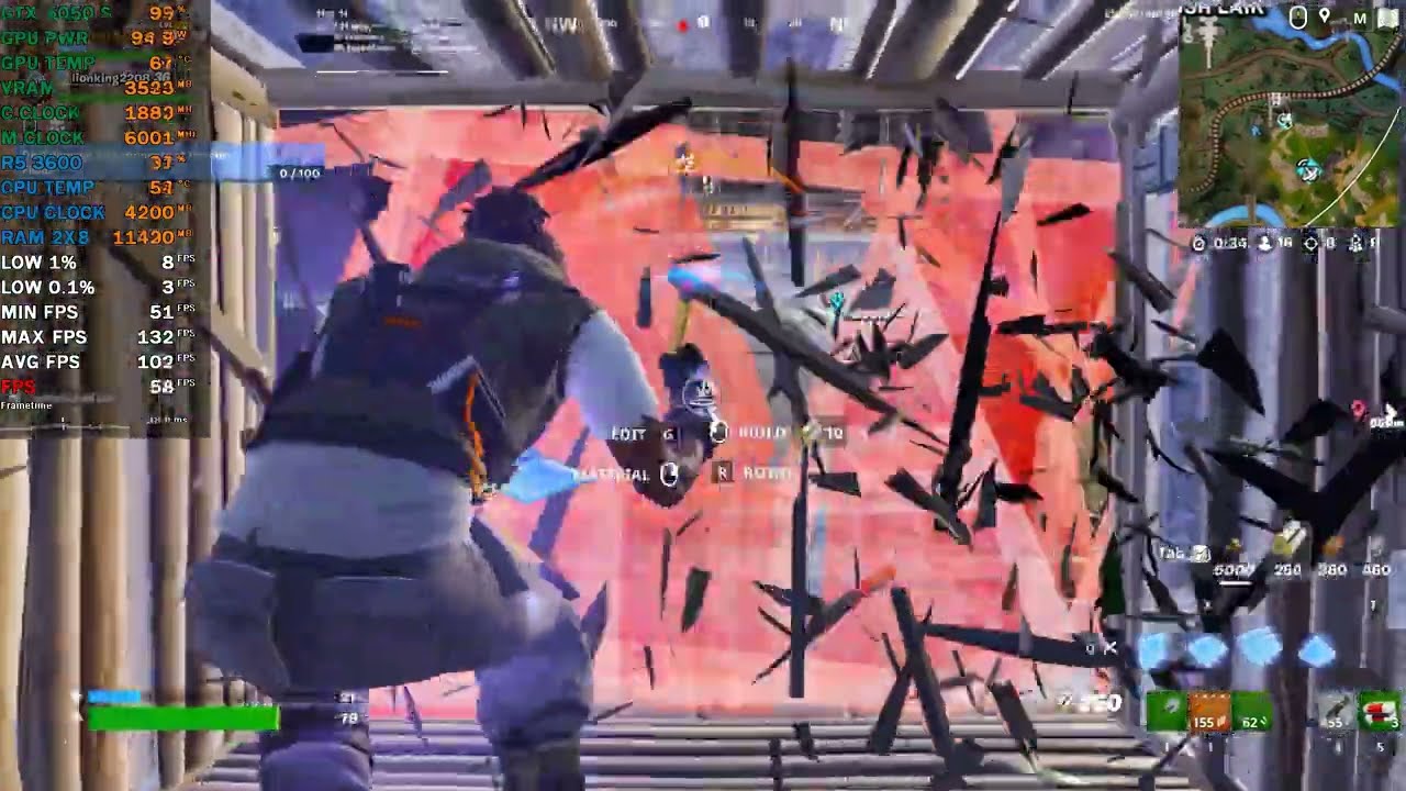 GTX 1650 SUPER FORTNITE CHAPTER 5 SEASON 1 - 1080p 1440p