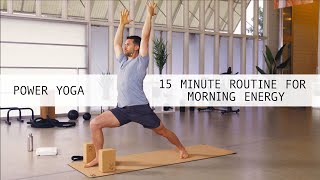 Power Yoga  | 15 Minute Routine for Morning Energy | Yoga Charge DVD Free Preview | Part 1 screenshot 3