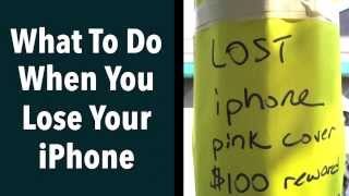 What To Do If You Lose Your iPhone