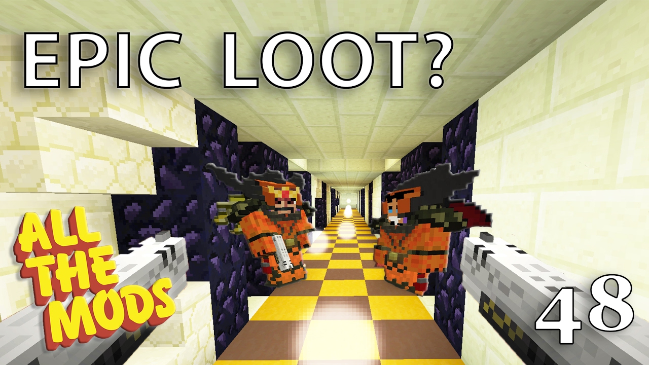 Minecraft : All The Mods 1.10.2 : #48 - We Found Epic Loot, Maybe!