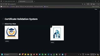 Xperia   Certificate verification system using Blockchain   Industry Conclave VIT Bhopal 2024