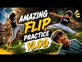 🔥 Aaj Finally Perfect Flip Land Kar Diya! 🤯 | Flip Practice Vlog