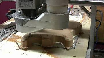Quantum Guitar Works CNC Cutting a Guitar Body