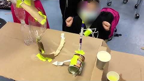 5th grade STEM Rube Goldberg machines project- Making Lemonade!
