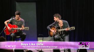 Video thumbnail of "Boys Like Girls    Be Your Everything  with Live 95 5 in The Bing Lounge   YouTube"