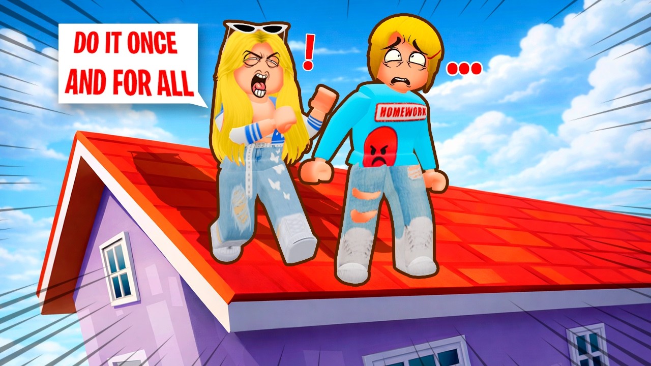 This challenge went TOO far!!  Jumping from a roof?! No way!!