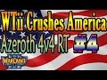 Warcraft 3 - WTii Crushes America #8 Azeroth #4 (4v4 RT #25)