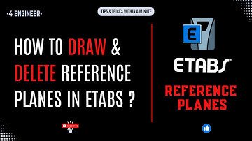 How to Draw & Delete Reference Planes in ETABS | Step-by-Step Tutorial