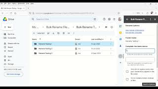 Bulk Rename Files Add on - RegEx - replace HTML tags
