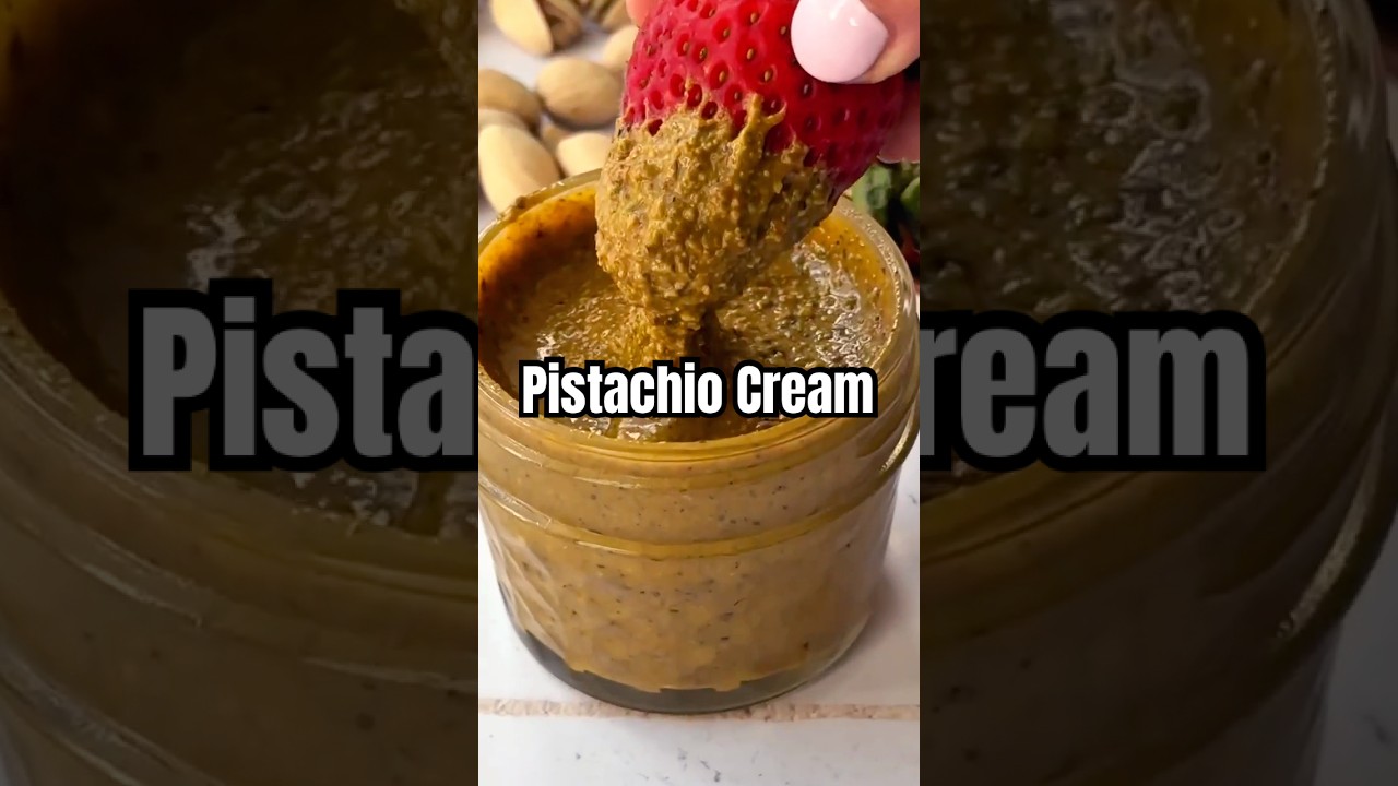Better Than Store-Bought Pistachio Spread