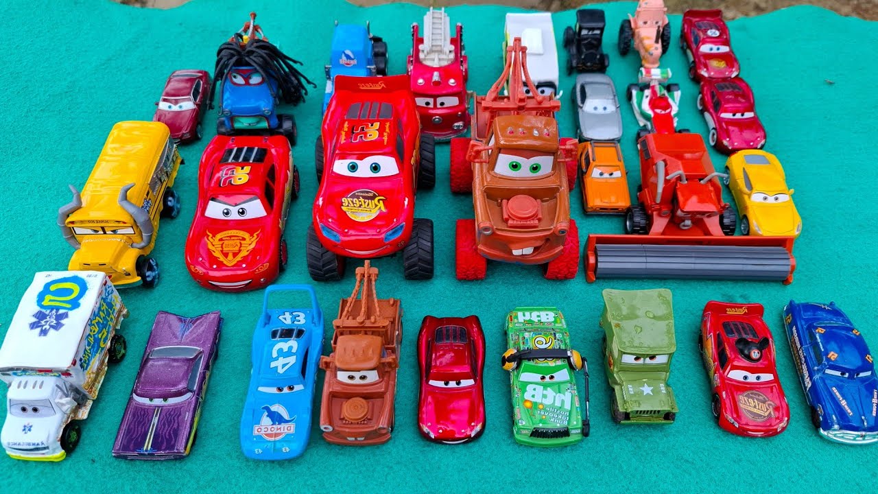 Disney Pixar Cars Unboxing Review | Lightning McQueen, Tow Mater, Doc Hudson, Sally Carrera, Cruz
