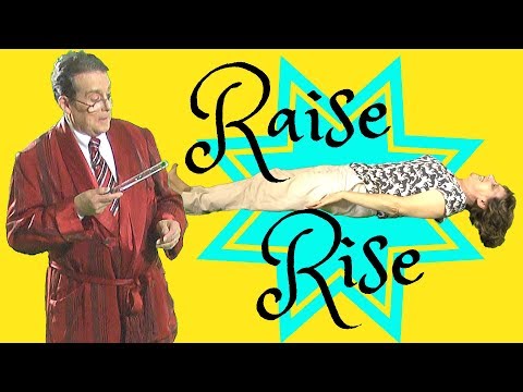 Raise and Rise - Transitive and Intransitive verbs