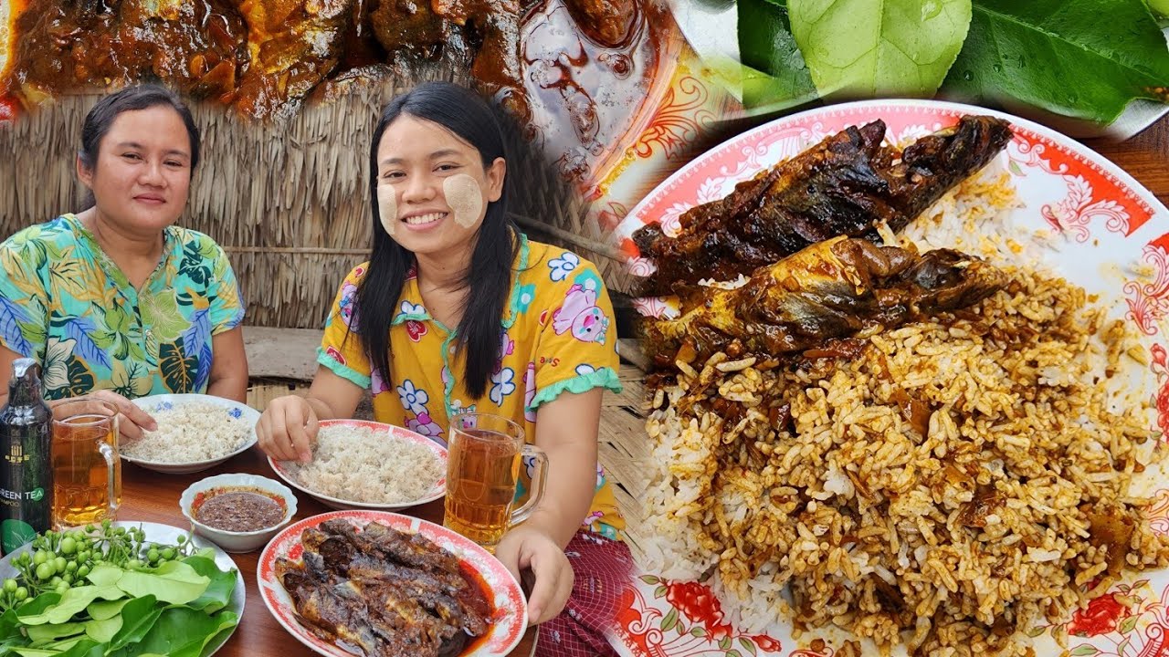 အစ်မကြီးနဲ့ထမင်းစားမြိန်တဲ့ နားမူချက်တဲ့ ငါးစင်ရိုင်းရှဟင်း😋😋😋ရွှေနှစ်  Shwe Hnit