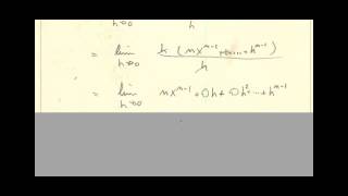 Informal Proof Of Power Rule
