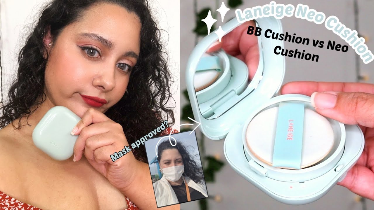 Laneige Neo Cushion for tan skin! Review & Demo SUMMER WITH ME YouTube