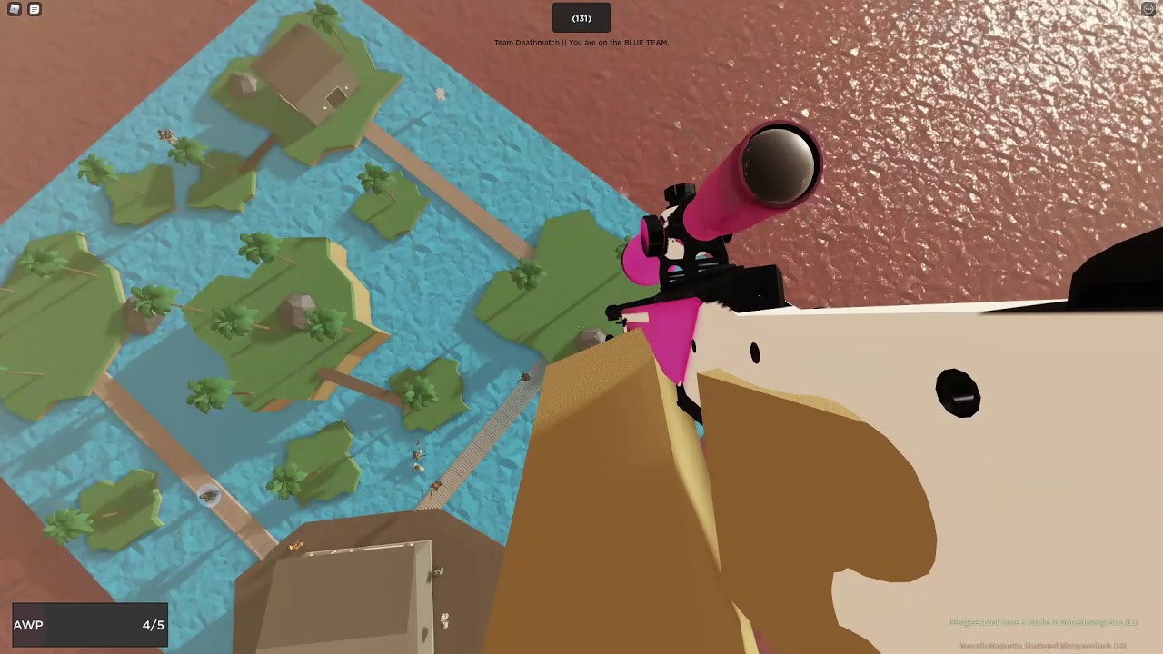 no scope sniping flingshot?